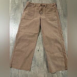 American Eagle Outfitters Brown Sidepipe Stretch jeans